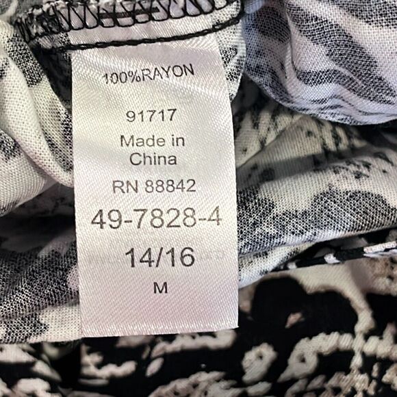 Ellos Wide Leg Snake Skin Print Palazzo Pants 14/16 - Picture 5 of 7